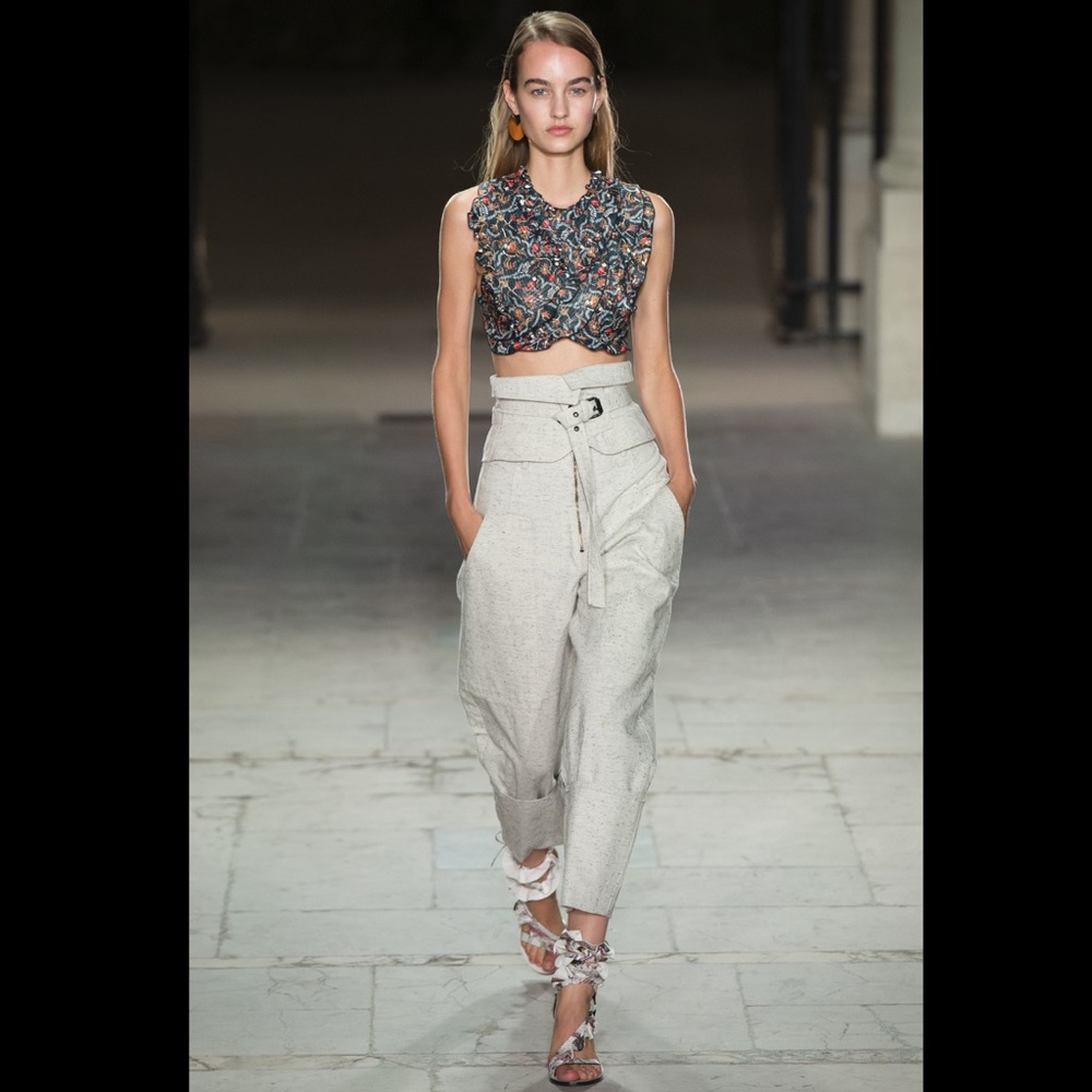 Isabel Marant High Waisted Runway Pants